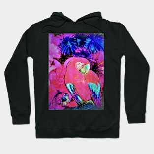 TROPICAL ART POSTER PARROT MACAW EXOTIC DECO PRINT Hoodie